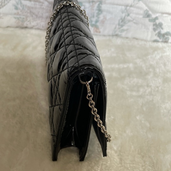 Dior Patent Cannage Rendezvous Chain Wallet - Picture 2 of 8